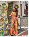Banarsi By Sayuri Viscose Position Jacquard Silk Indo Western
